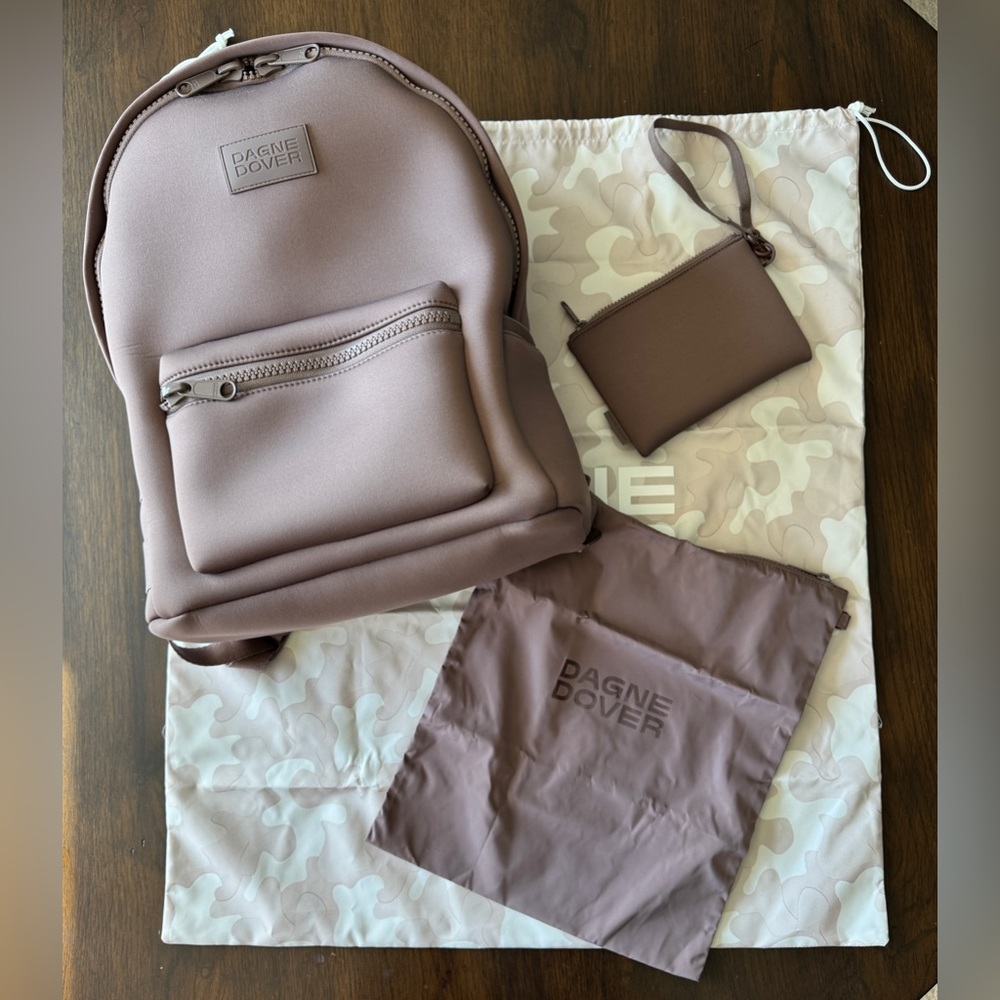 Dagne Dover Dakota Neoprene Backpack (Color: Dune)